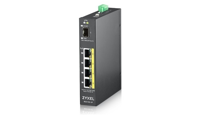 ZyXEL switch RGS100-5P Unmanaged PoE SFP