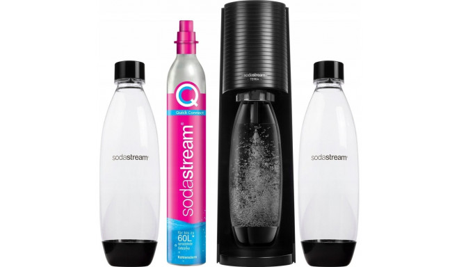 SodaStream Terra must 2 pudelit