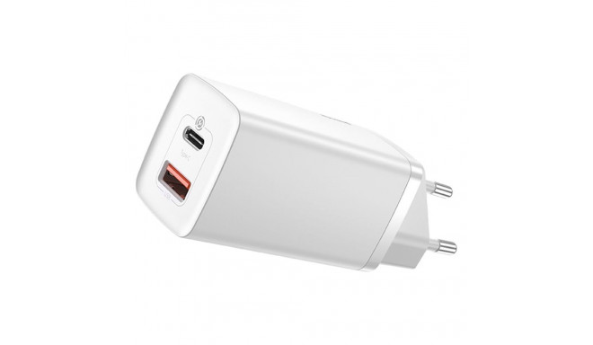 Baseus GaN Lite laadija 1x USB-A 1x USB-C 3 A (CCGAN2L-B02)