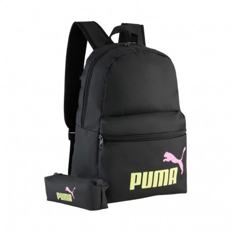 Puma seljakoti komplekt Phase Set 91191 04, must