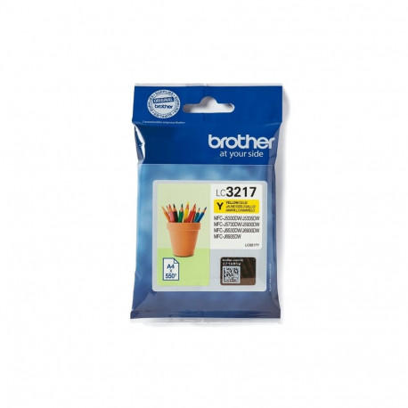 BROTHER LC-3217Y Ink Yellow 550 pages