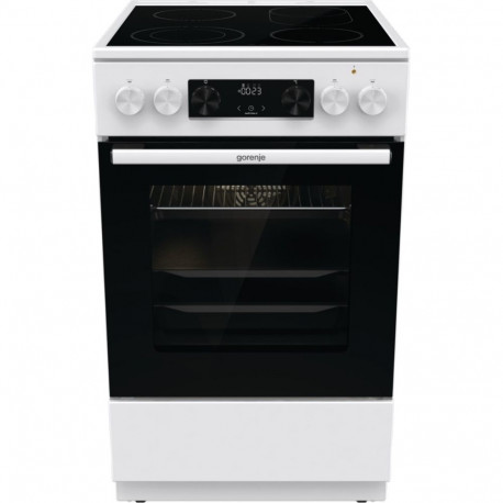 Gorenje GECS5C70WA valge A vabaltseisev pliit keedukattega