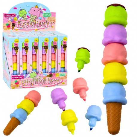 Lody W Rożku gałki lodu markerid 5 värvi pastelsed 18 cm