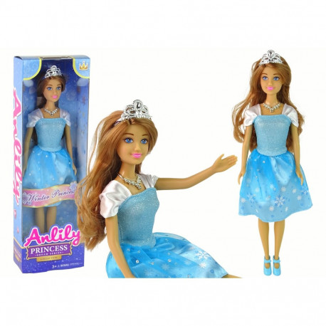 Anlily sinine printsess nukk lastele