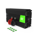 Power Inverter - Green Cell Inv24 Auto 1500w, Black