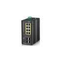 Zyxel RGS200-12P Managed L2 Gigabit Ethernet (10/100/1000) Power over Ethernet (PoE) Black
