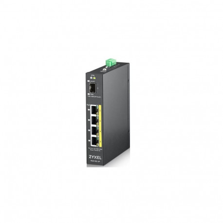 Zyxel RGS100-5P Unmanaged L2 Gigabit Ethernet (10/100/1000) Power over Ethernet (PoE) Black