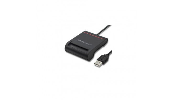Qoltec Smart chip ID card scanner