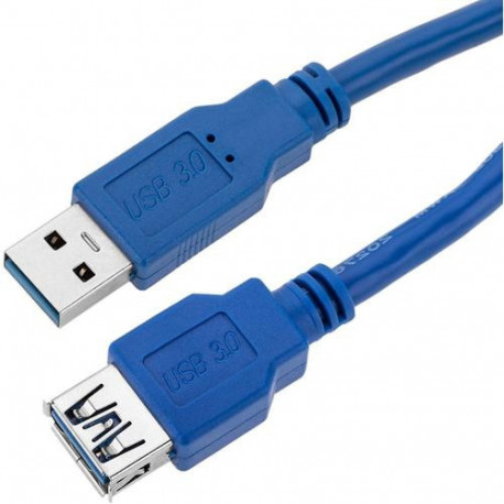 Techly Extension USB 3.0 Cable A Male / A Female 1m Blue ICOC U3-AA-10-EX