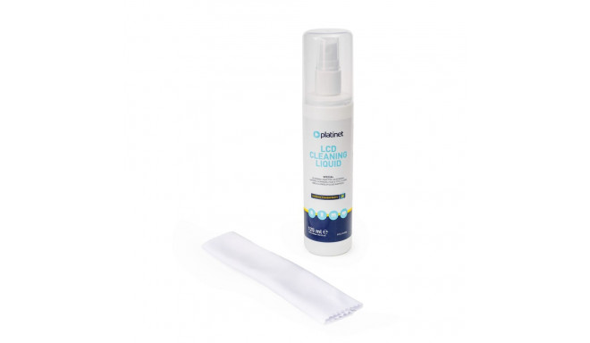 PLATINET LCD CLEANING LIQUID + MICROFIBER 125ML + 15x15CM PFS-PCK06 [46121]