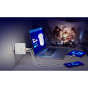 3MK HyperCharger 140W 3xUSB-C + 2xUSB GAN mains charger, PD+QC