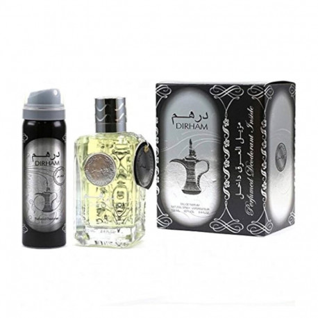 AL ZAAFARAN DIRHAM EAU DE PARFUM 50ML + DESODORANTE 50ML VAPORIZADOR