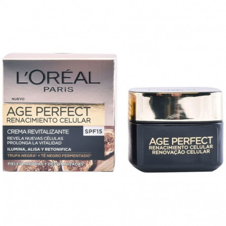 Nourishing Day Cream L'Oreal Make Up Age Perfect Renacimiento Celular Spf 15 50 ml
