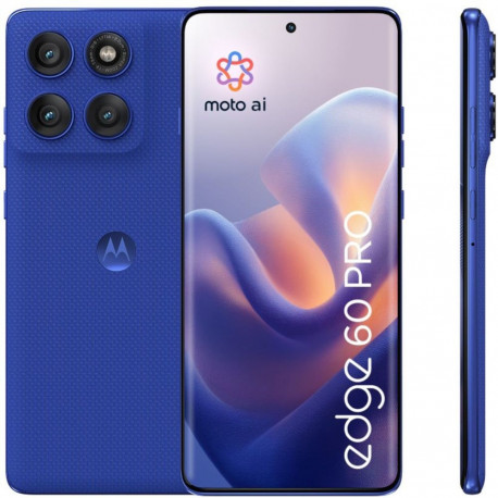 Motorola Edge 60 Pro 5G telefon, 512/12 GB, särav sinine