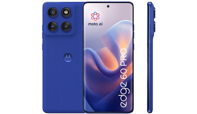 Motorola Edge 60 Pro 5G puhelin, 512/12 Gt, Dazzling Blue
