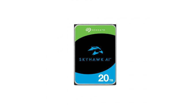 Seagate SkyHawk AI internal hard drive 20 TB 7200 RPM 256 MB 3.5" Serial ATA III (ST20000VE002)