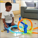 Hot Wheels Rapid Launch & Loop mängukomplekt 1:64 mõõtkavas survevalatud mänguautoga, avarii- ja raj
