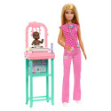 Barbie beebiarsti nukk blondi moenukuga, 1 beebinukk, mööbel ja tarvikud