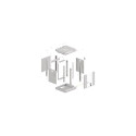 Lanberg WF11-3306-10S rack cabinet 6U Wall mounted rack Grey