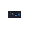 GIGABYTE GB-BACE-3160 PC/workstation barebone 0.69L sized PC Black J3160 1.6 GHz