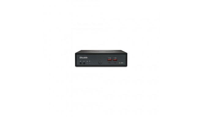 Shuttle Slim AI PC DN11H9 Intel Core Ultra 9 185H, Intel Arc graphics, 2xHDMI, 2x DP, 4x 2.5 Gbit LA