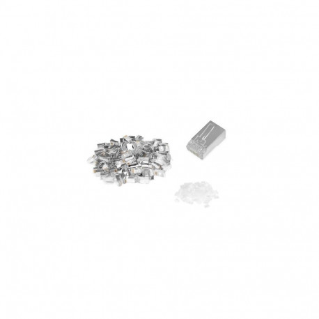 Digitus CAT 6 modular plug for round cable, pass through plug - 100 pcs.