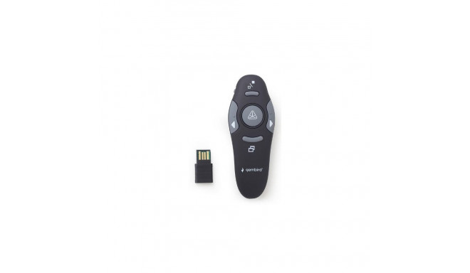 Gembird WP-L-11 wireless presenter RF Black