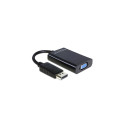 DeLOCK 65439 video cable adapter VGA (D-Sub) DisplayPort Black