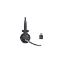 Yealink WH64 Hybrid Mono UC Headset Wireless Head-band Office/Call center Micro-USB Bluetooth Black