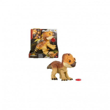 Jurassic World Rebirth Primal Protector Aquilops Dolores Interactive Dinosaur Toy, Attack &