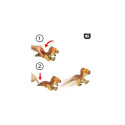 Jurassic World Rebirth Primal Protector Aquilops Dolores Interactive Dinosaur Toy, Attack &amp; 
