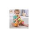 Fisher-Price Snuggly Snacky Capybara Plush Baby Sensory Toy with Teether &amp; Rattle for Newbor