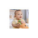 Fisher-Price Snuggly Snacky Capybara Plush Baby Sensory Toy with Teether &amp; Rattle for Newbor