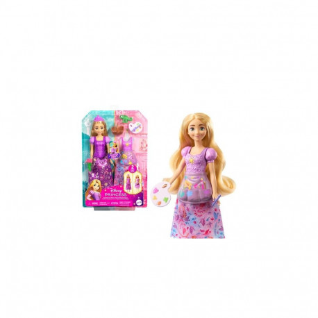 Disney Princess 2-in-1 Stories Rapunzel Fashion Doll with 2 Snap-On Bodices, 2 Skirts & 9 Access