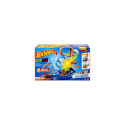 Hot Wheels Action 4-Loop Crash Out Track Set with Motorized Booster &amp; 1:64 Scale Toy Car