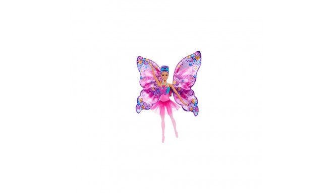 Barbie Dance and Flutter Doll with 2-in-1 Transformation from Dancer to Butterfly, Purple Hair