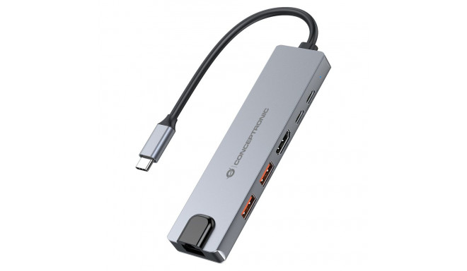 Conceptronic DONN29G 6-in-1 Docking Station