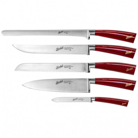 Berkel Elegance punane koka noakomplekt 5-osaline