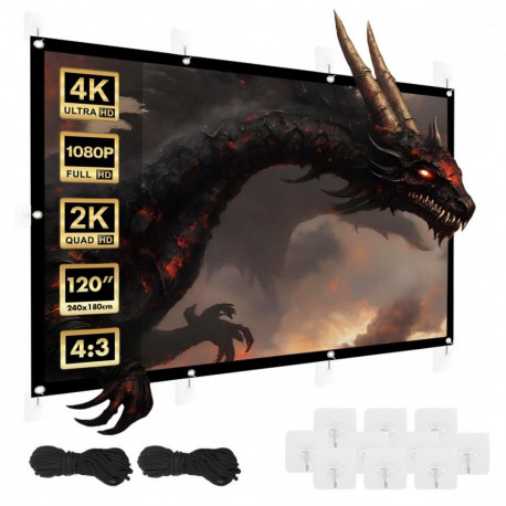 PROJECTION SCREEN MC-169, 240x180cm