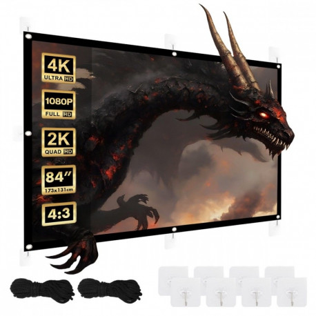 Projection screen 84' 175x131cm, MC-166