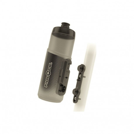 Fidlock Twist Bottle 600 + Bike Base läbipaistev must