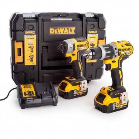 DEWALT.COMBO KIT 18V DCK266P2T (DCD796+DCF887) 2x5.0Ah