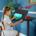 Maclean mobiilne laud/sülearvutialus, must, kõrguse reguleerimine 76-109cm, max 30kg, MC-120 B