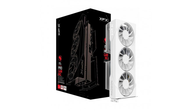 XFX Radeon RX 9060 XT Swift OC Triple Fan, graphics card white, RDNA4, GDDR6, 2x DisplayPort, 1x HDM