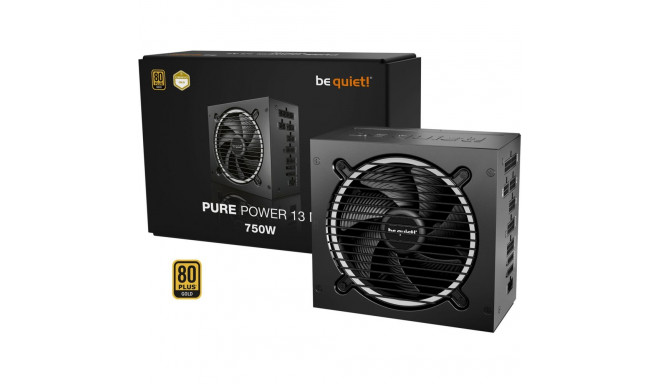 be quiet! Pure Power 13 M 750W, PC power supply black, 1x 12-pin high power GPU, 4x PCIe, cable mana