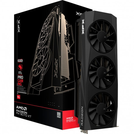 Radeon graafikakaart RX 9070 XT Quicksilver RDNA4 GDDR6 3x DisplayPort 1x HDMI 2.1, must