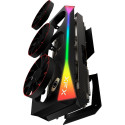XFX Radeon RX 9070 XT OC Mercury RGB Magnetic Air, graphics card black, RDNA4, GDDR6, 3x DisplayPort