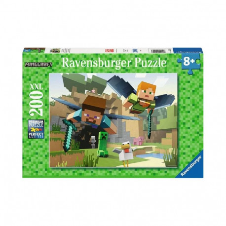 Ravensburger Children's Puzzle Minecraft - Animal Adventures 200 pieces