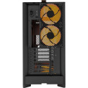 Montech HS02 PRO, tower case black, tempered glass x 2