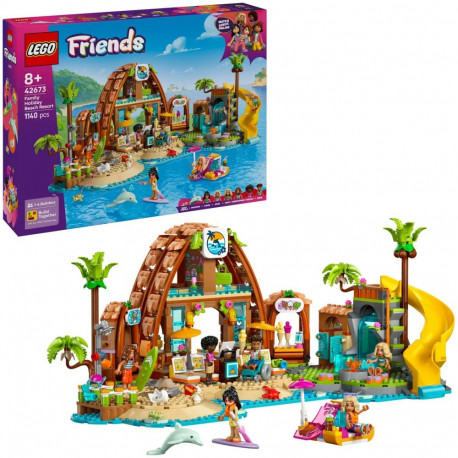 LEGO 42673 Friends Family Beach Resort, construction toy